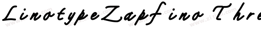 LinotypeZapfino Thre字体转换